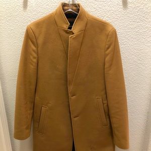 Zara men’s camel peacoat